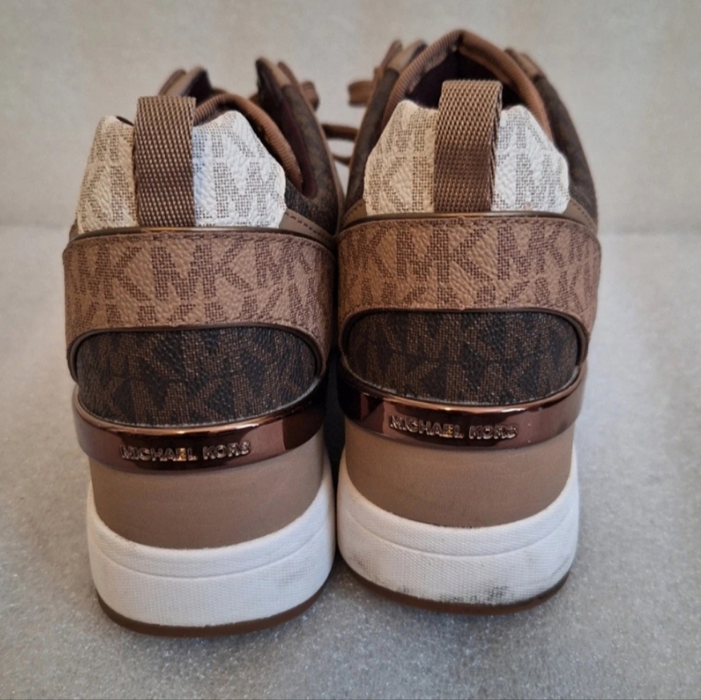 Michael Kors Brown and Tan Sneakers - Picture 2 of 5